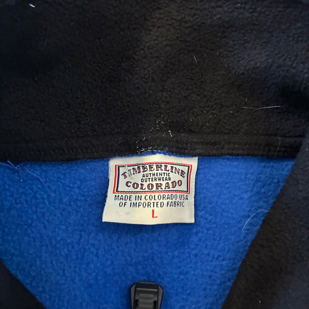 VINTAGE 90s Timberline Colorado Fleece Vest - Picture 3 of 4